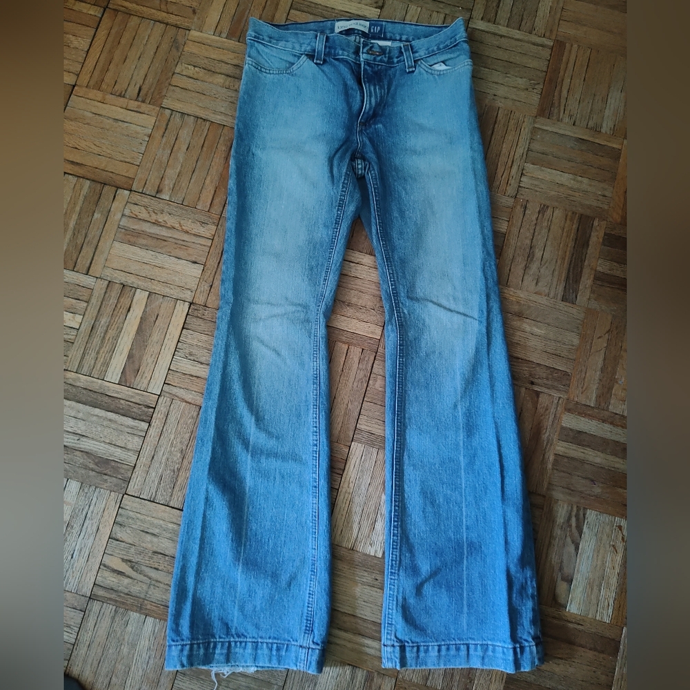 GAP Light Wash "Long And Lean" Flare Jeans